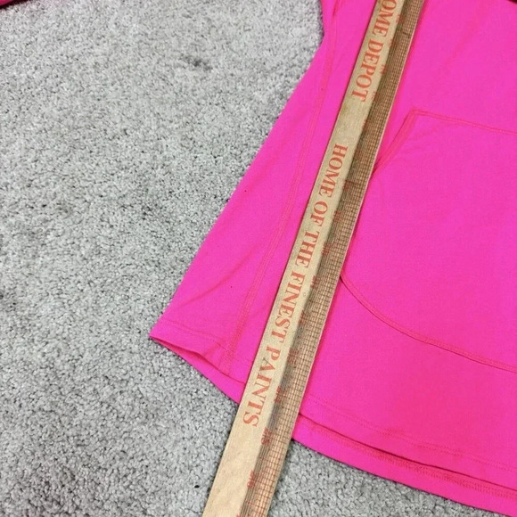 Nike Dri-Fit Activewear Jacket Women’s Pink Hooded Long Sleeve Pullover Small - Picture 4 of 11